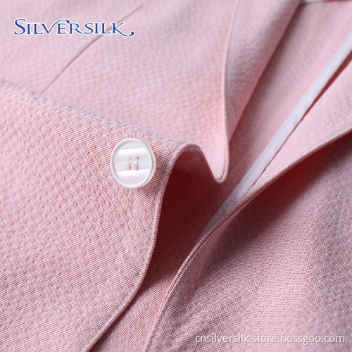 Slim Fit Casual Business Blazer Pink Party Suits